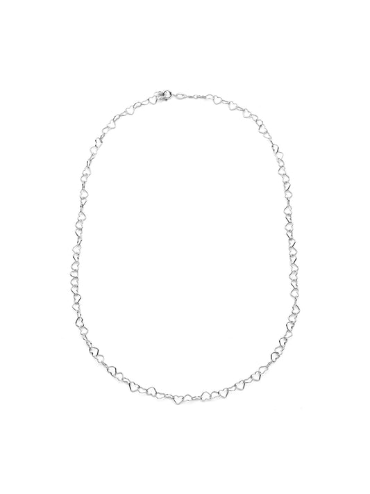 Girocollo maglia a cuori