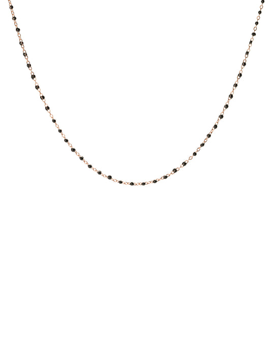 Girocollo micro sfere smaltate rosse o nere