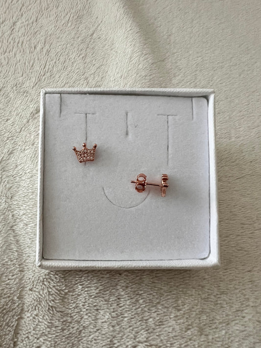 Orecchino Corona rose’