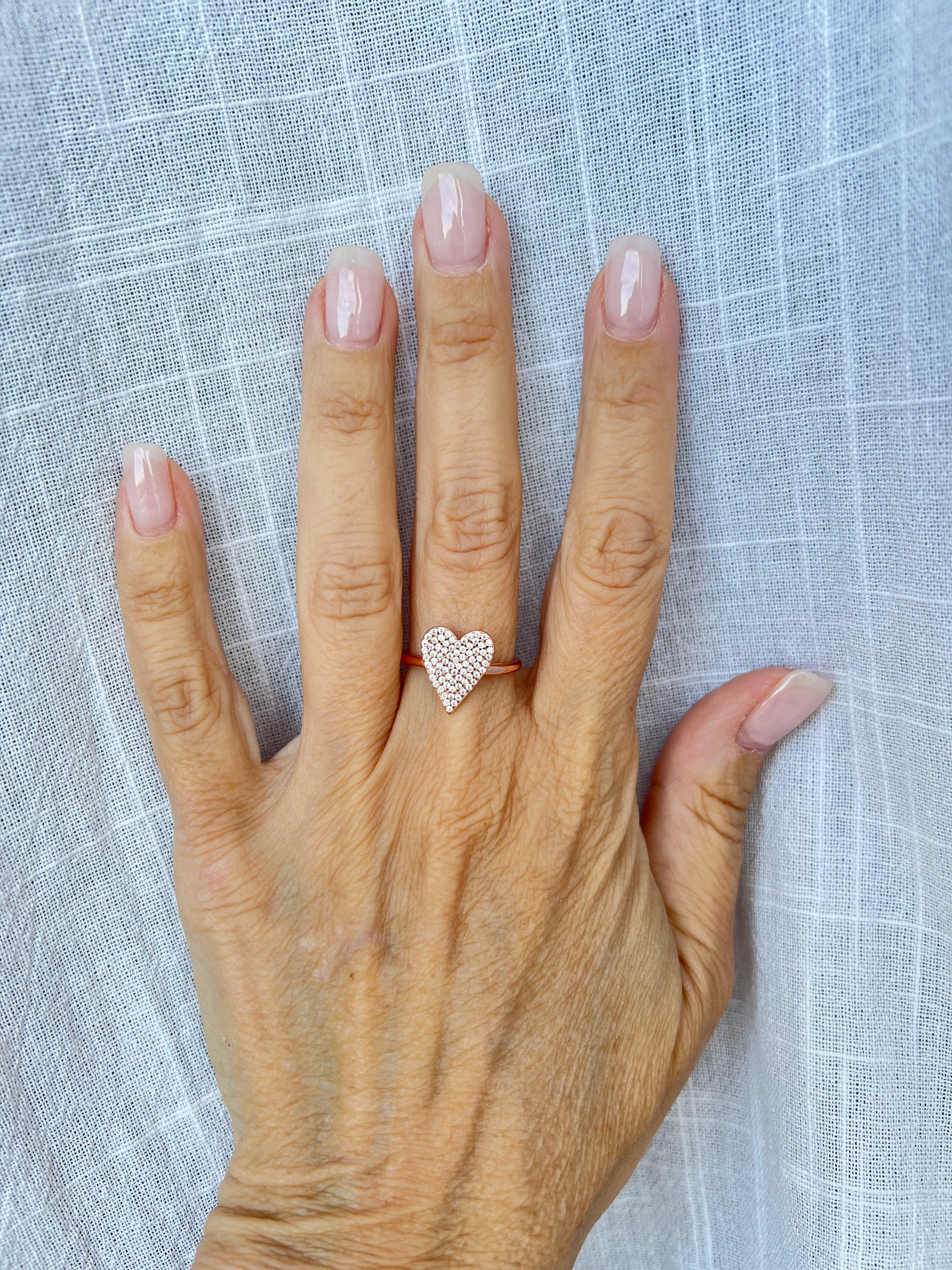 Anello Love in Argento 925 Rosè