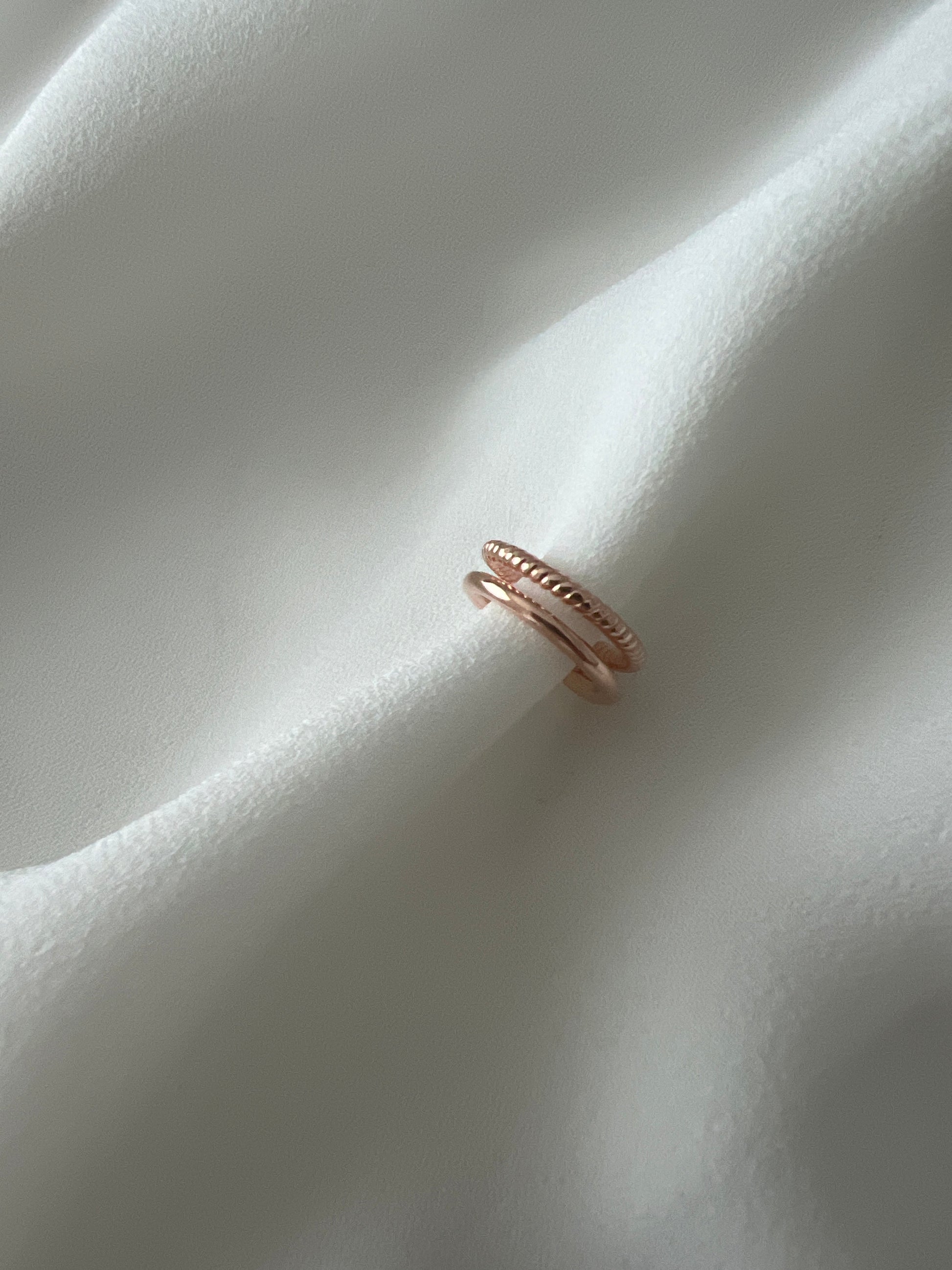 Earcuff a due  fili