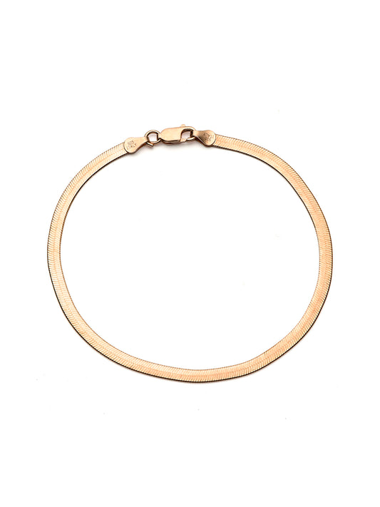 Bracciale maglia piatta