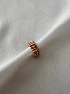 Earcuff tripla fila pallini