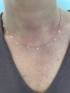 Girocollo con cristalli pendenti Neri o Bianchi - Le Luci di Gaia