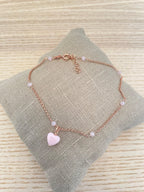 Cavigliera cuore cicciotto - Le Luci di Gaia