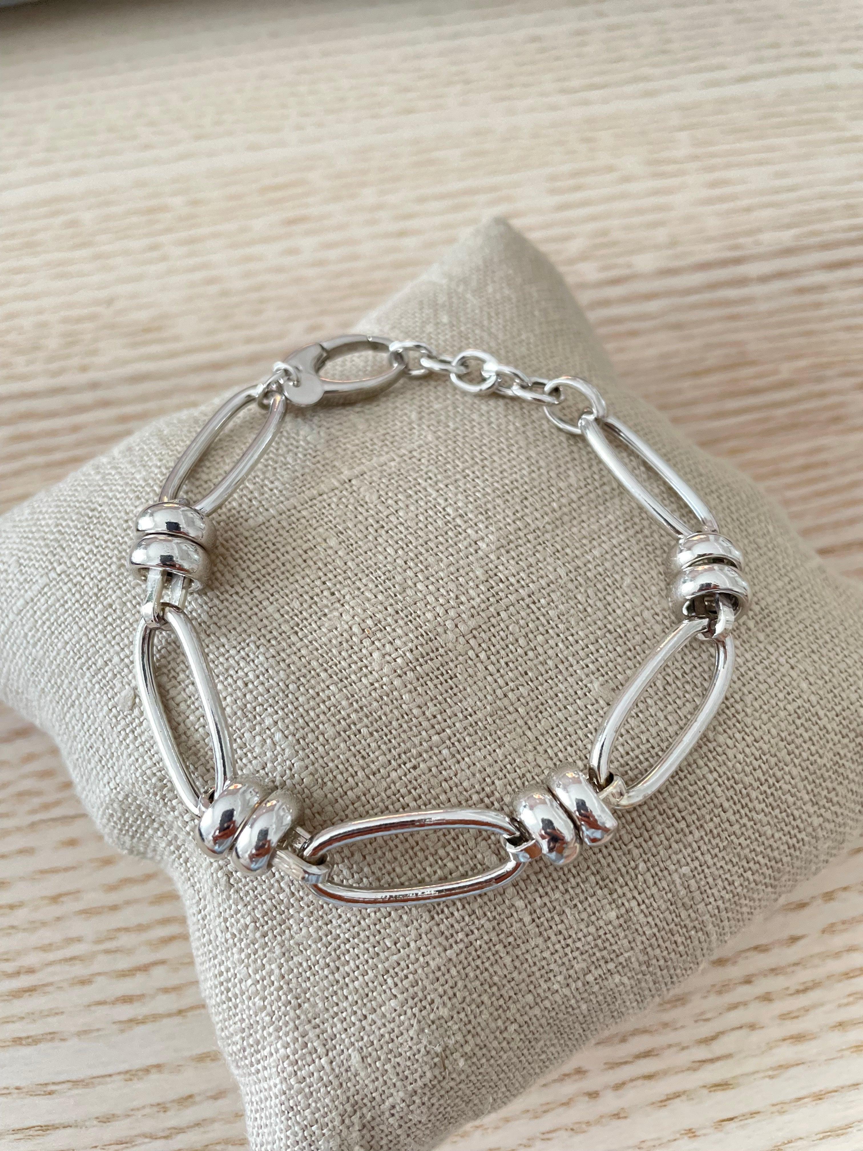 Bracciale maglie ovali - Le Luci di Gaia