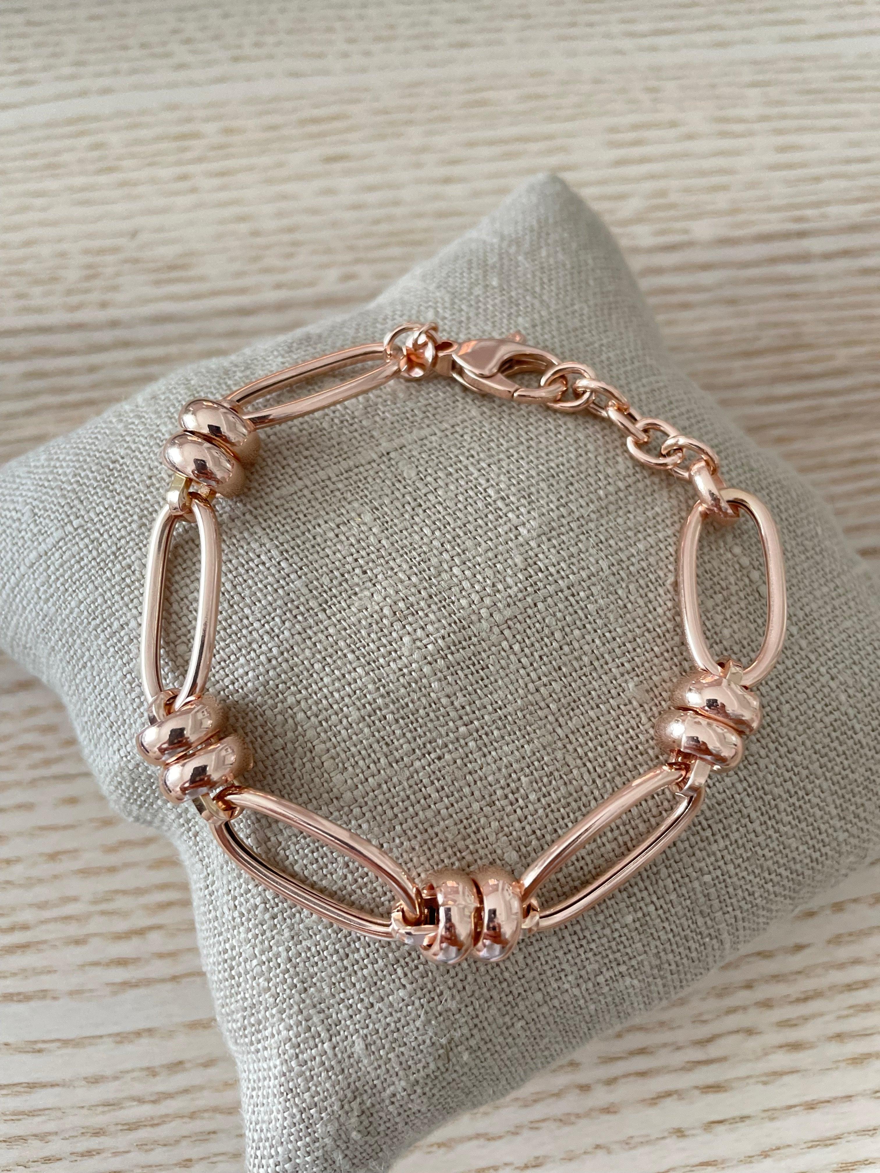 Bracciale maglie ovali - Le Luci di Gaia