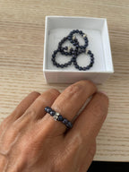 Anello perle di Swarovsky - Le Luci di Gaia