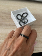 Anello perle di Swarovsky - Le Luci di Gaia