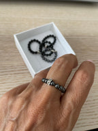 Anello perle di Swarovsky - Le Luci di Gaia