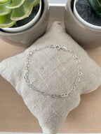 Bracciale maglia a cuori - Le Luci di Gaia