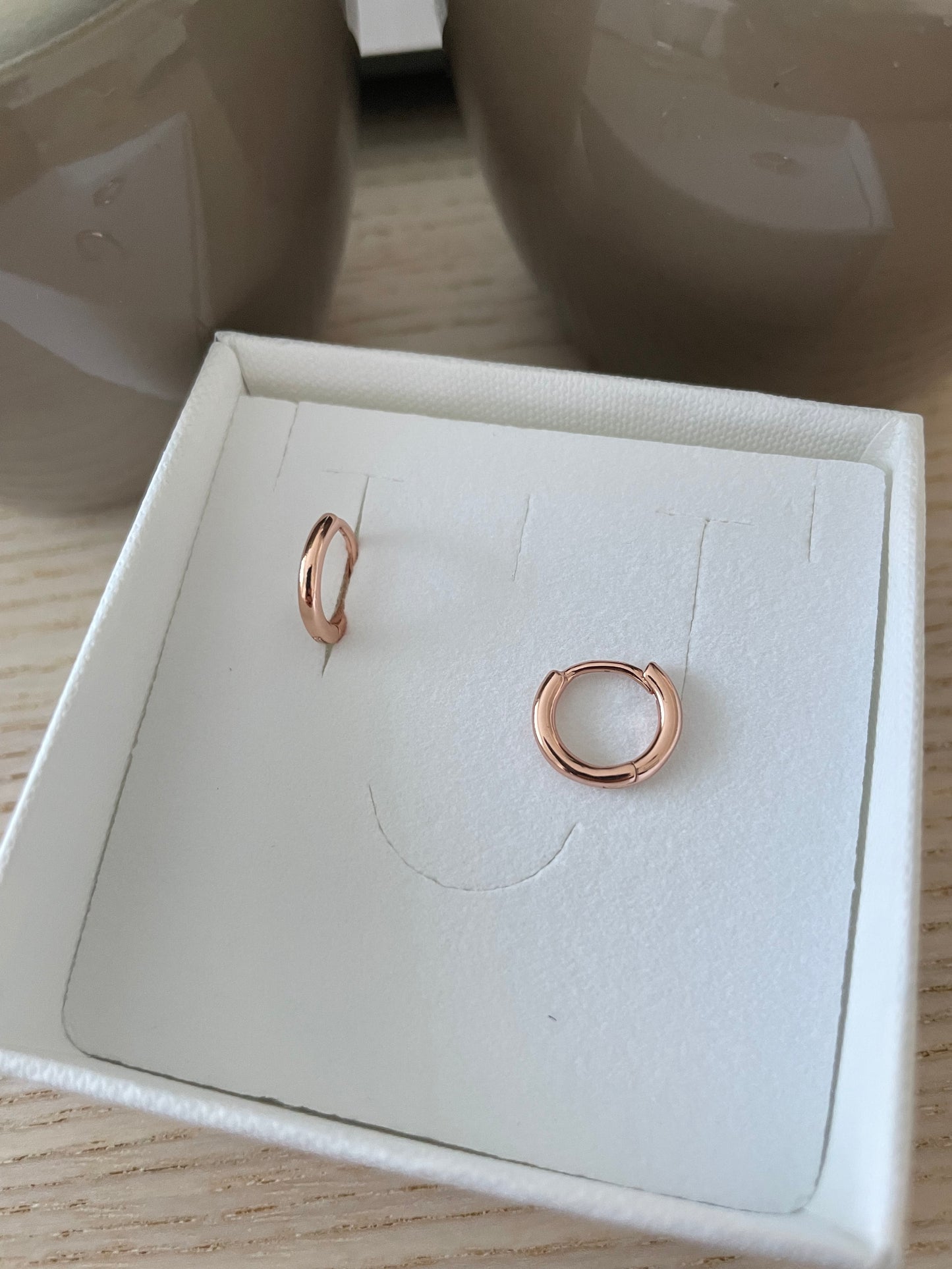 Hanie Orecchini A Cerchio Da Donna In Argento Sterling 925, In - Foto 3